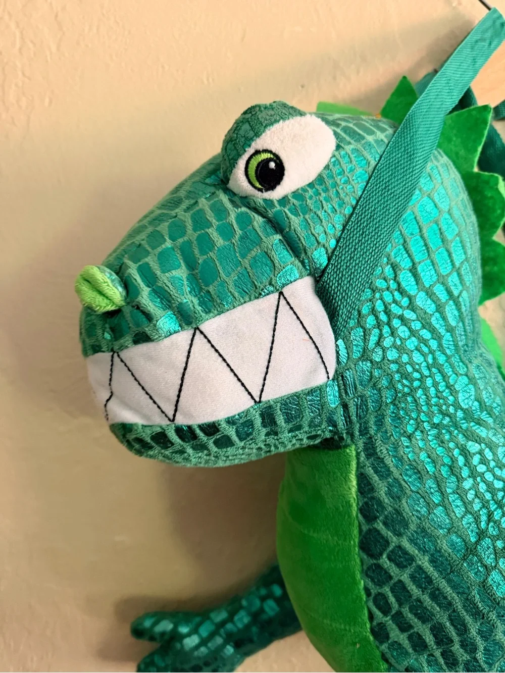 Target Green Shiny Plush Dinosaur Costume